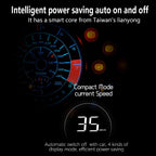 Geyiren C700 HUD - OBD2 Display Car Head Up Display Digital Speedometer Security Alarm Over Speed Water Temp Universal Gauge
