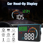 Geyiren Q5 HUD - Digital GPS Speedometer Clock Odometer Universal Windshield Projector Car Head Up Display