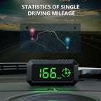 Geyiren G7 HUD - Digital Speedometer Over Speed Alarm Security Big Font KM/H Smart GPS Head-up Display Fit All Cars