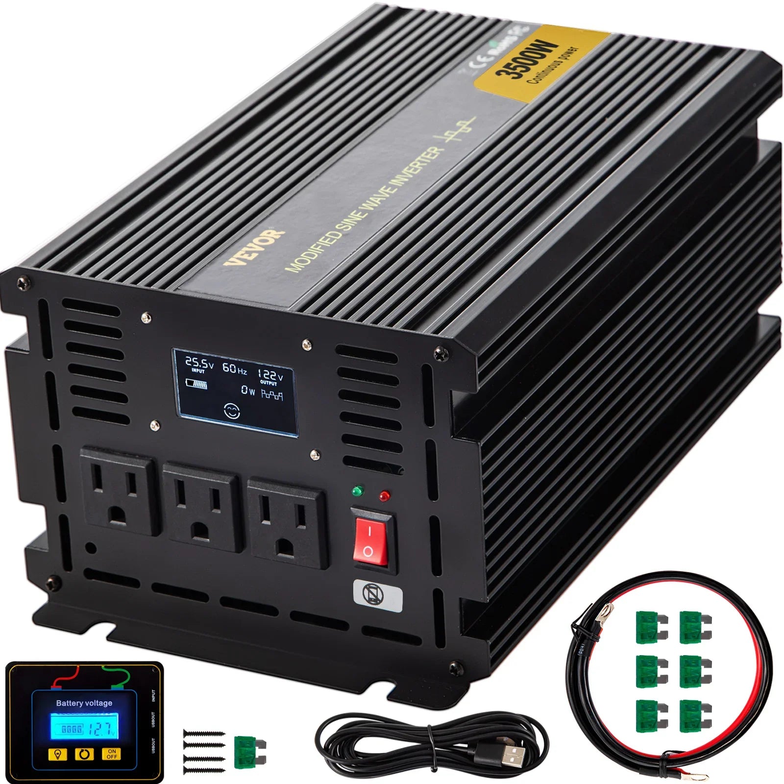 Mrorea car power inverter DC to AC converter product image 12
