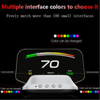 GEYIREN C3 HUD - Speedometer Obd2 EOBD GPS Navigation Glass Projector Head Up Display For All Car