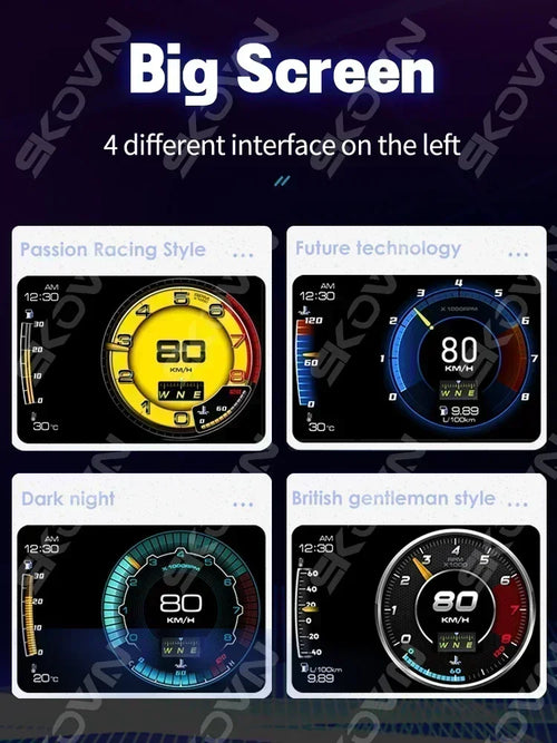 Mrorea car HUD head up display digital speedometer product image 2