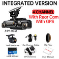 FONDIM Car Dash Cam 4 Channel A99 FHD 1080P for Car DVR 360°Auto Video Recorder with Night Vision WiFi Support 256GB