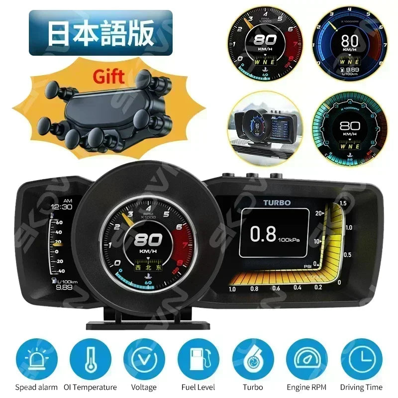 Mrorea car HUD head up display digital speedometer product image 11