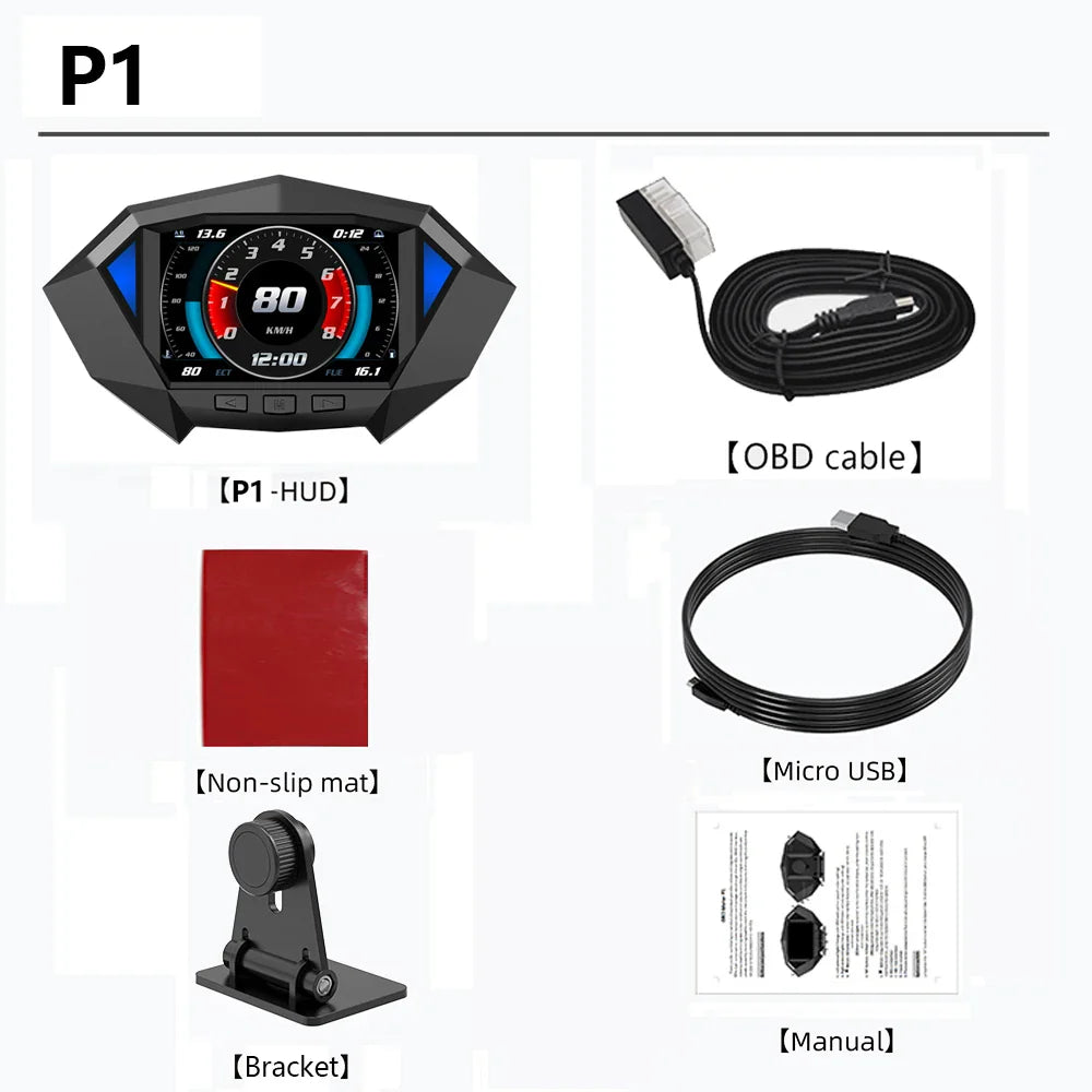 Mrorea car HUD head up display digital speedometer product image 7