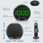 Geyiren G13 HUD - GPS Digital Speedometer Head Up Display Car Projector Over Security Speed Alarm km/h Clock Odometer Universal Auto Gauge