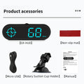 Geyiren G9 GPS HUD - Auto Digital Speedometer Security Over Speed Alarm Clock Compass Odometer Car Head Up Display
