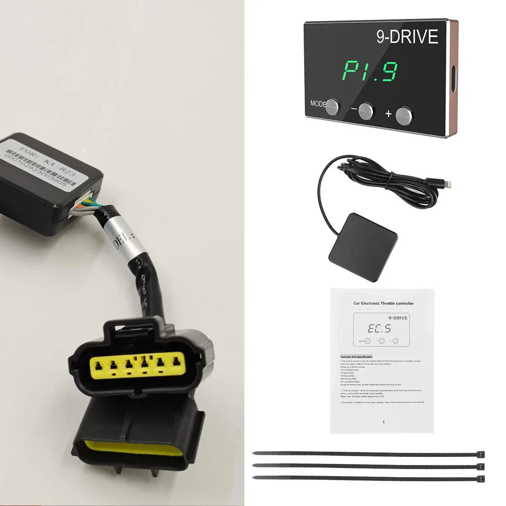 Car Throttle Response Controller 9 Driving Modes Intelligent Electronic Racing Accelerator Compatible with Chevrolet Corolla