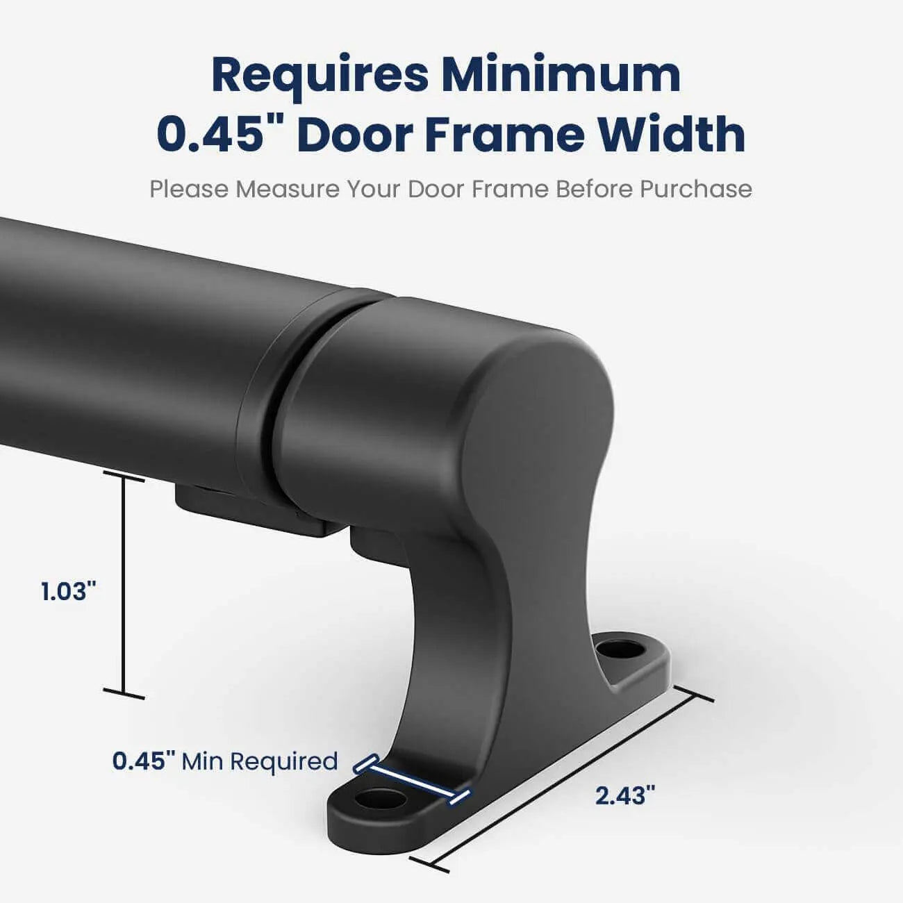 Mrorea All-Aluminum RV Screen Door Handle Bar