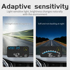Geyiren G10 HUD - Digital Speedometer MPH KM/H Speed Gauge GPS Head Up Display for All Cars Trucks Motorcycle