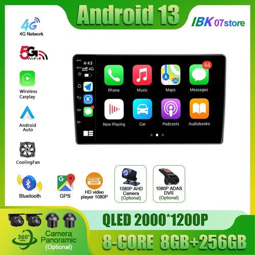 Mrorea car multimedia CarPlay Android Auto display product image 1