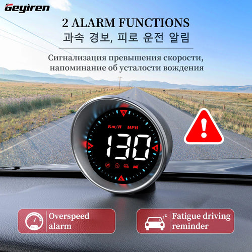 Mrorea car HUD head up display digital speedometer product image 1