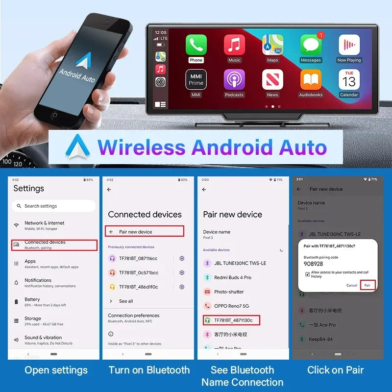 Mrorea car dash cam video recorder product image 5