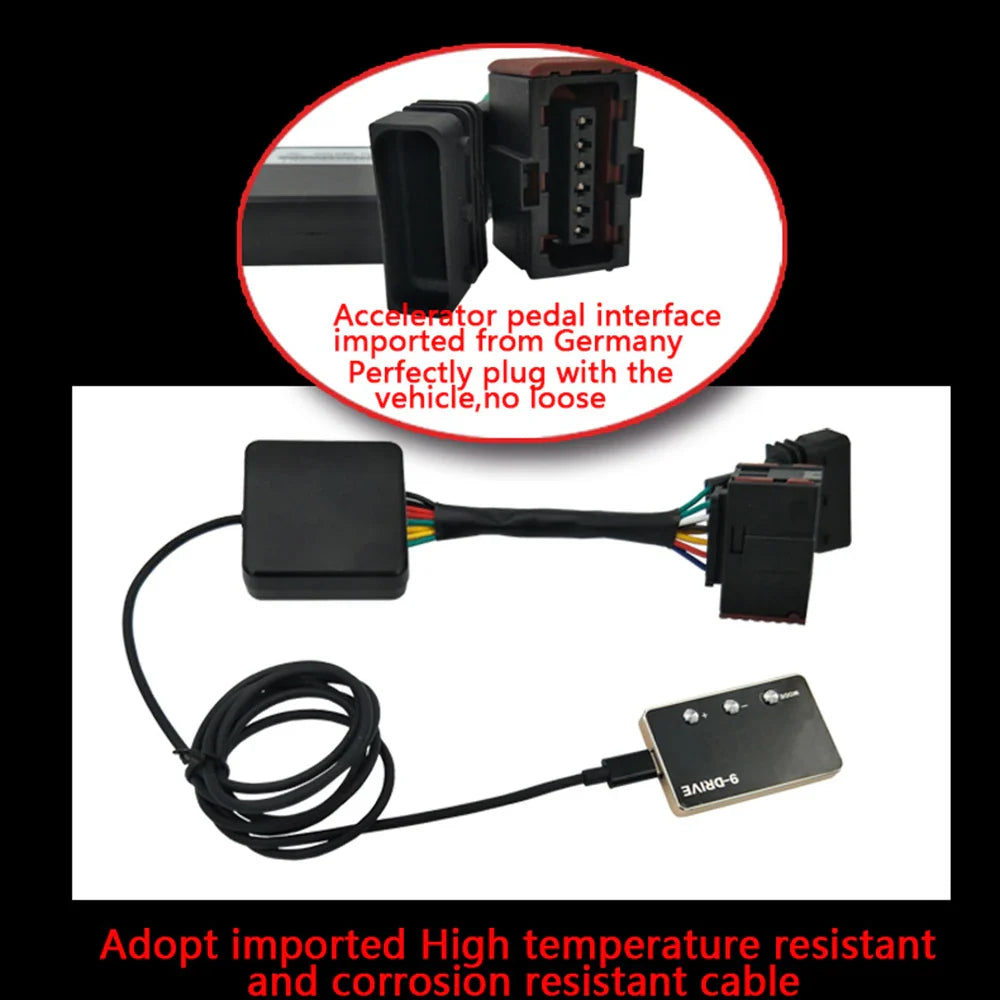 Car Throttle Response Controller 9 Driving Modes Intelligent Electronic Racing Accelerator Compatible with Chevrolet Corolla