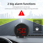 Geyiren G13 HUD - GPS Digital Speedometer Head Up Display Car Projector Over Security Speed Alarm km/h Clock Odometer Universal Auto Gauge