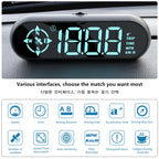 Geyiren G9 GPS HUD - Auto Digital Speedometer Security Over Speed Alarm Clock Compass Odometer Car Head Up Display