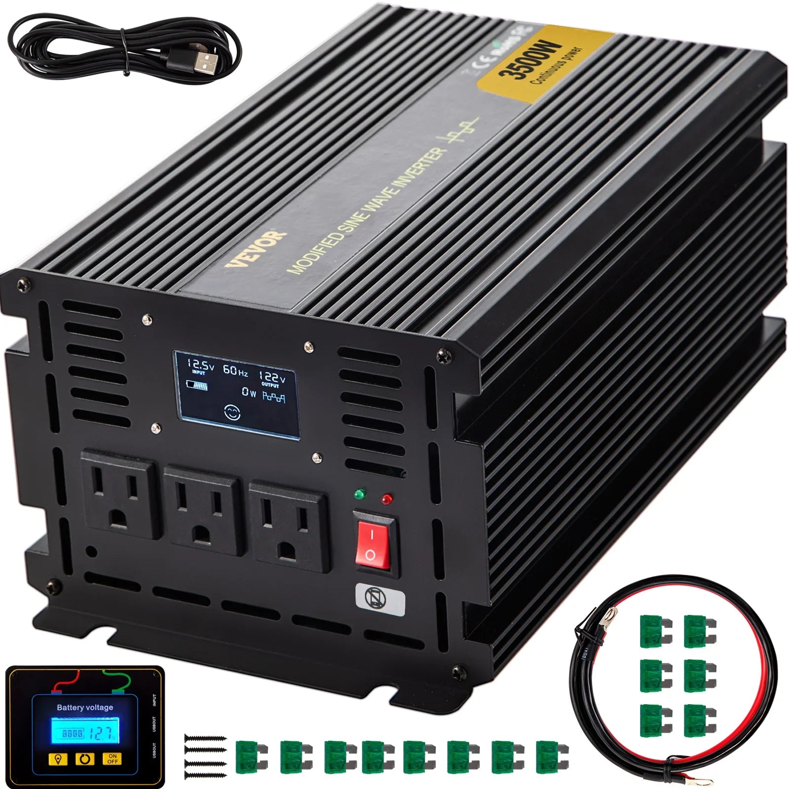 Mrorea car power inverter DC to AC converter product image 13