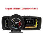 Vjoy Hawk 3.0 Car HUD Multi-Function Dashboard Head Up Display OBD2+GPS Smart Speedometer Auto Gauge Alarm System Turbo Boost