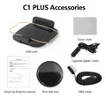 GEYIREN C1 OBD2 HUD - Car Head Up Display GPS Navigation Projector Digital Speed Gauge Overspeed Warning KMH MPH Plug and Play