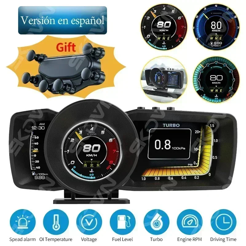 Mrorea car HUD head up display digital speedometer product image 12