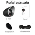 Geyiren G5 HUD - Km/h MPH Digital Speedometer Gauge Security Alarm Car GPS Head Up Display