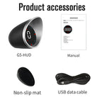 Geyiren G5 HUD - Km/h MPH Digital Speedometer Gauge Security Alarm Car GPS Head Up Display
