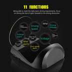 Geyiren C700 HUD - OBD2 Display Car Head Up Display Digital Speedometer Security Alarm Over Speed Water Temp Universal Gauge