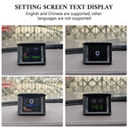 GEYIREN P10 HUD - OBD2 Car Display Head Up Display Smart Digital Speedometer Mileage Water Temperature Turbo Pressure Gauges
