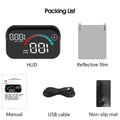 Hud Head Up Display Gps Speedometer Car Gadgets On The Windshield Projection Digital Speed Meter for Car Reflective Universal