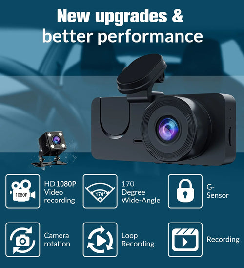 Mrorea car dash cam video recorder product image 2
