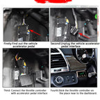 Car Throttle Response Controller 9 Driving Modes Intelligent Electronic Racing Accelerator Compatible with Chevrolet Corolla