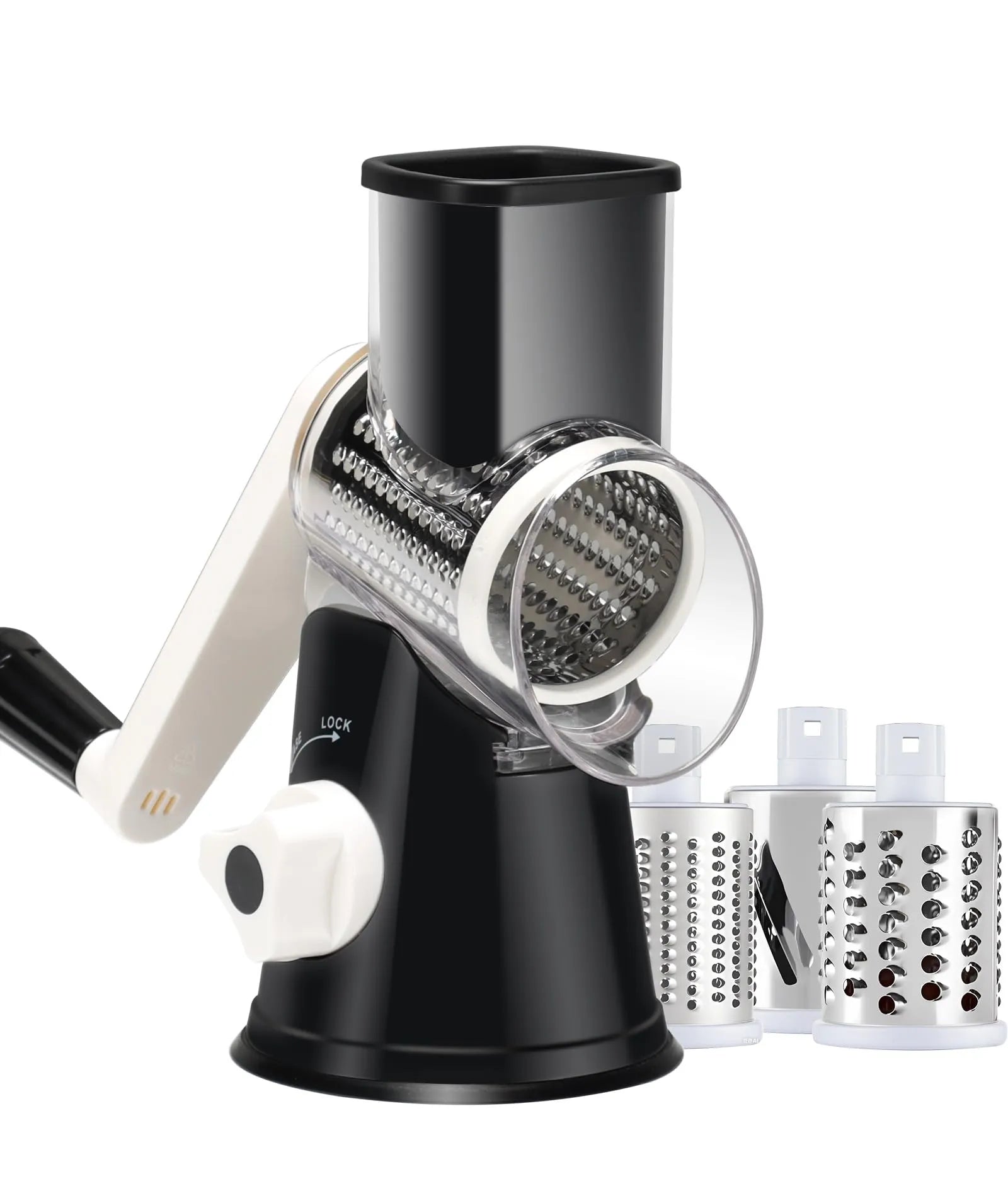 Mrorea Manual Rotary Cheese Grater Shredder