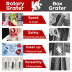 Mrorea Manual Rotary Cheese Grater Shredder