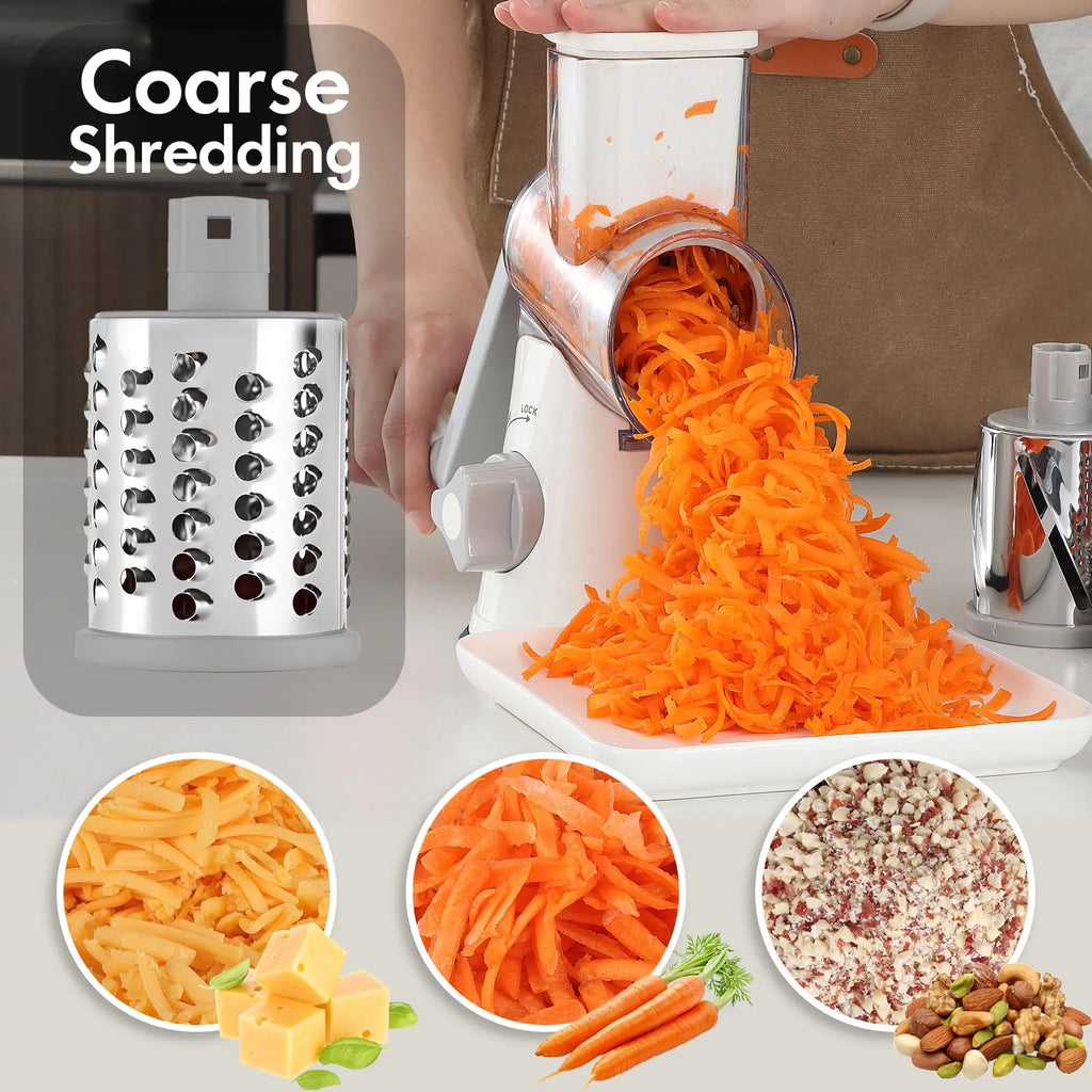 Mrorea Manual Rotary Cheese Grater Shredder