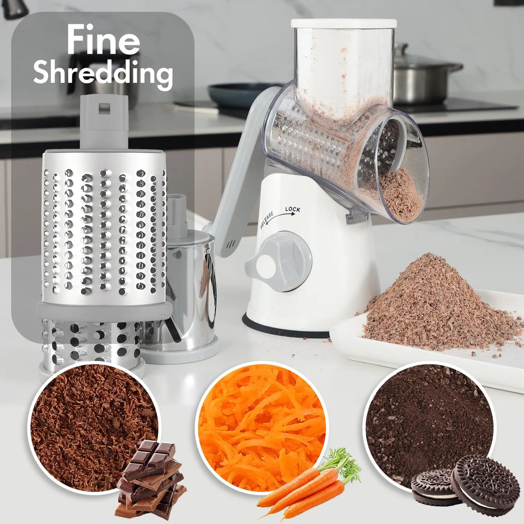Mrorea Manual Rotary Cheese Grater Shredder
