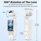 Mrorea 2.5K Ultra HD Pocket Video Camera
