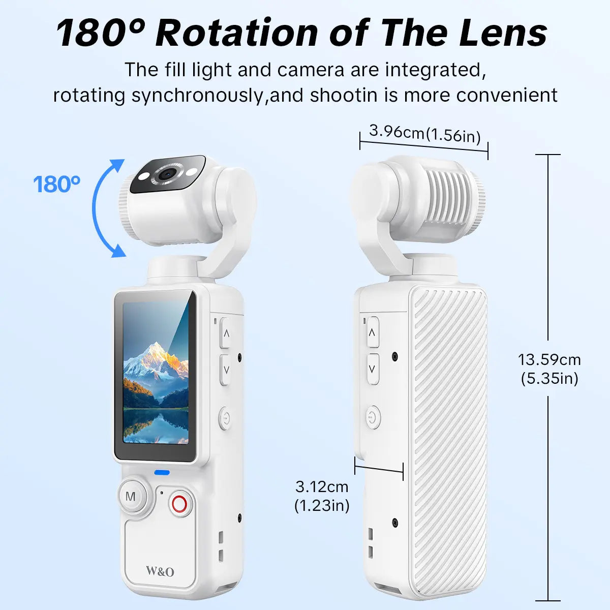 Mrorea 2.5K Ultra HD Pocket Video Camera