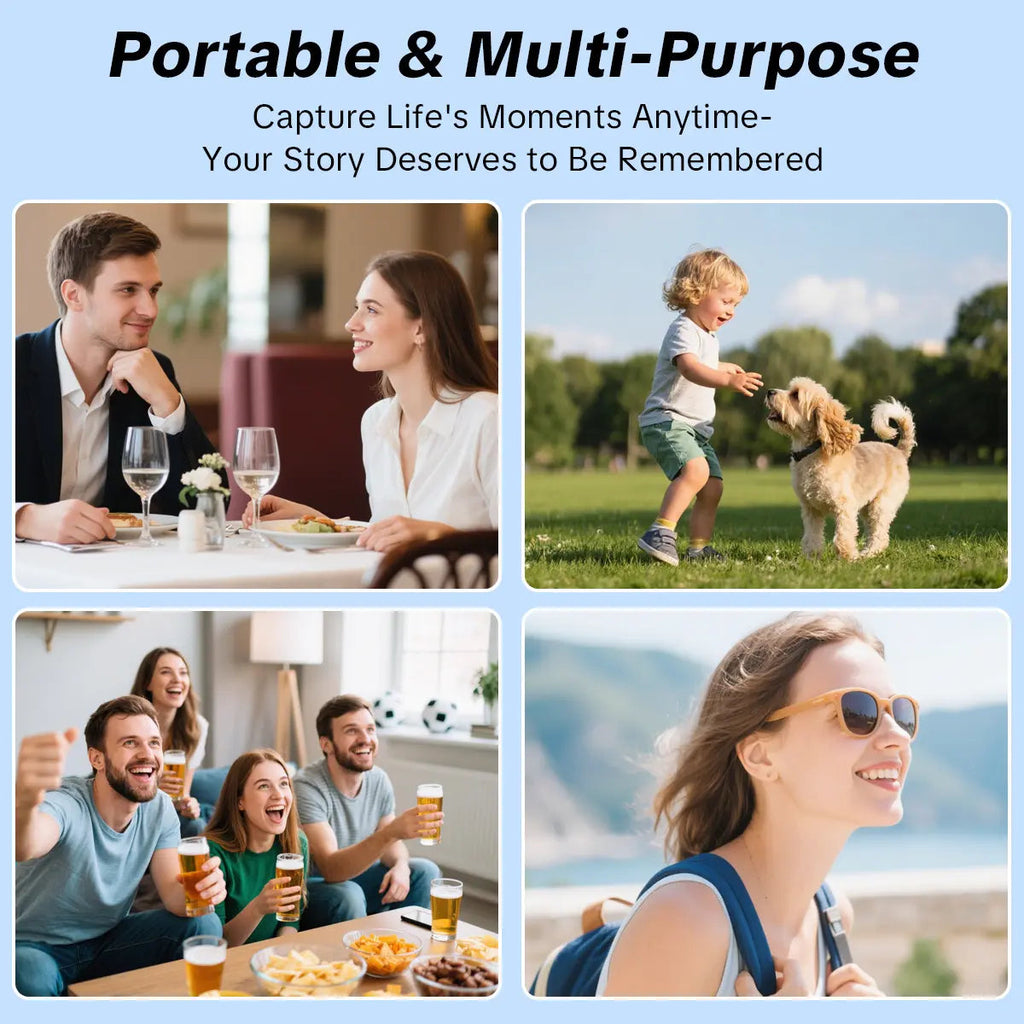 Mrorea 2.5K Ultra HD Pocket Video Camera