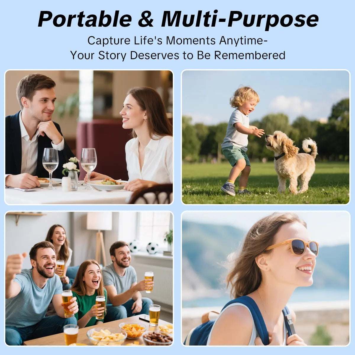 Mrorea 2.5K Ultra HD Pocket Video Camera