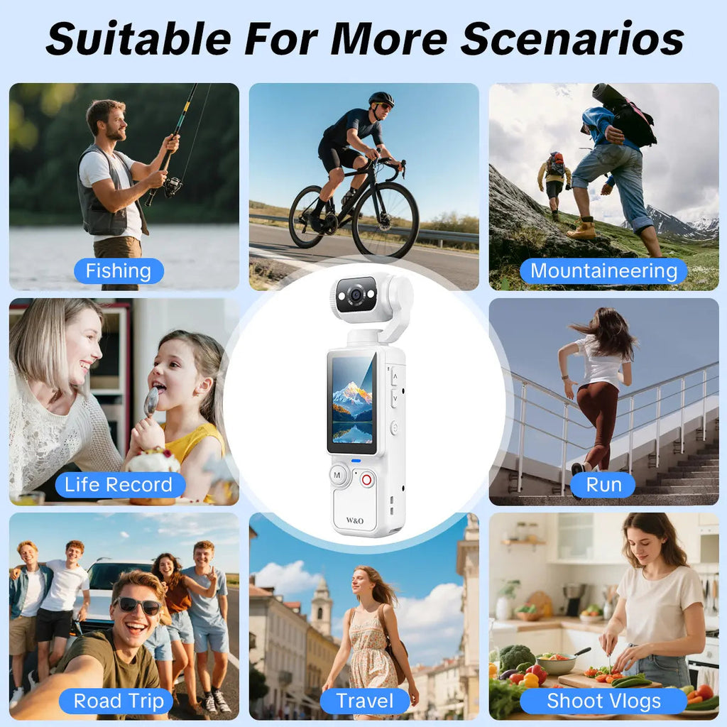 Mrorea 2.5K Ultra HD Pocket Video Camera