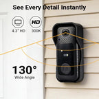 Mrorea Wireless Video Doorbell Camera with Screen