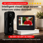 Mrorea Wireless Video Doorbell Camera with Screen
