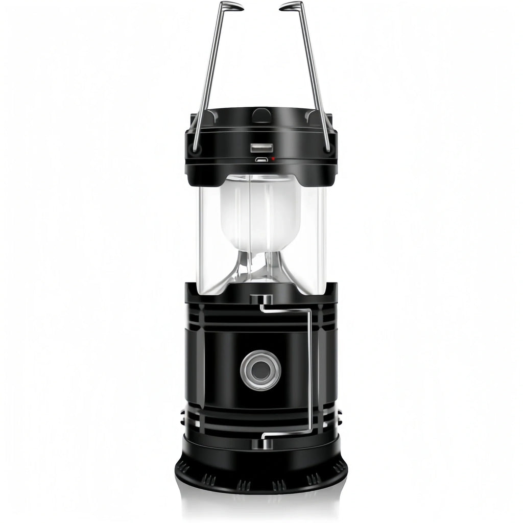 Mrorea Solar Rechargeable Collapsible LED Lantern Flashlight
