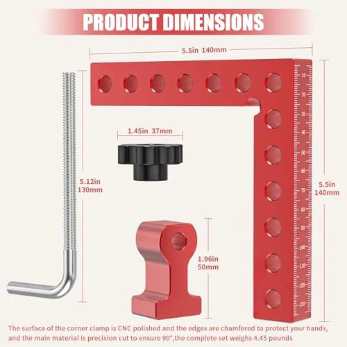 Mrorea 90 Degree Aluminum Corner Clamps