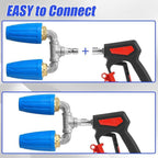 Mrorea Dual/Triple/Quad Turbo Nozzle Pressure Washer