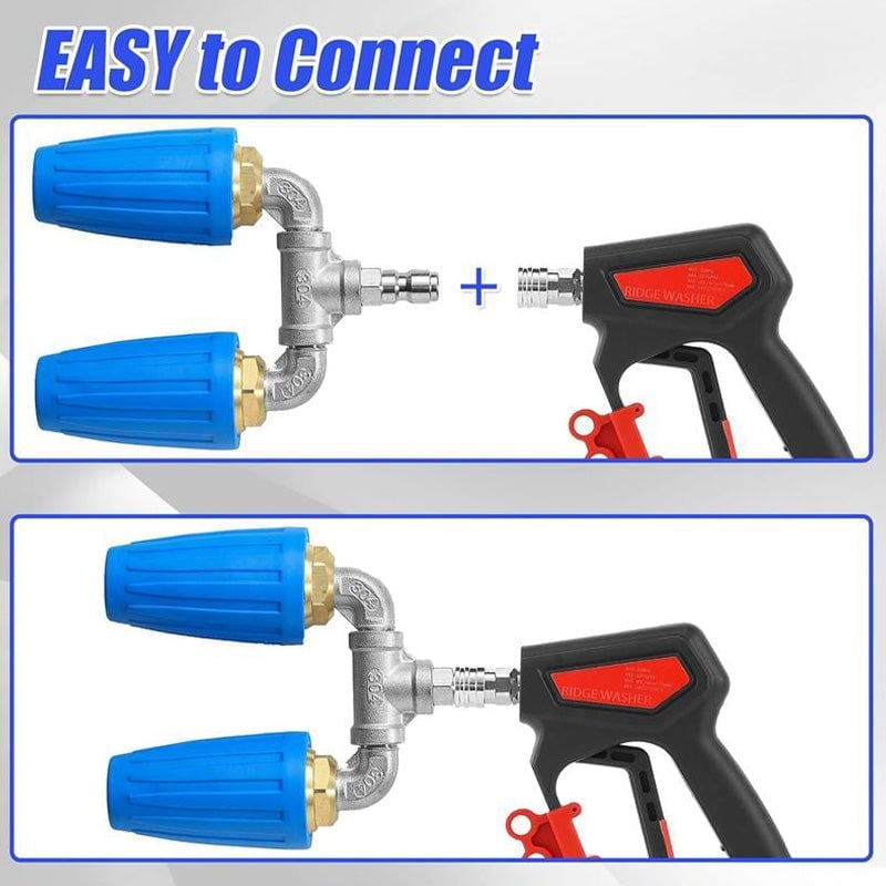 Mrorea Dual/Triple/Quad Turbo Nozzle Pressure Washer