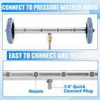 Mrorea Heavy Duty Pressure Washer Undercarriage Cleaner