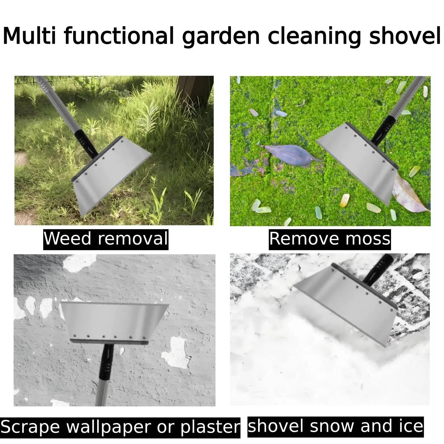 Mrorea Heavy Duty Stainless Steel Garden Shovel