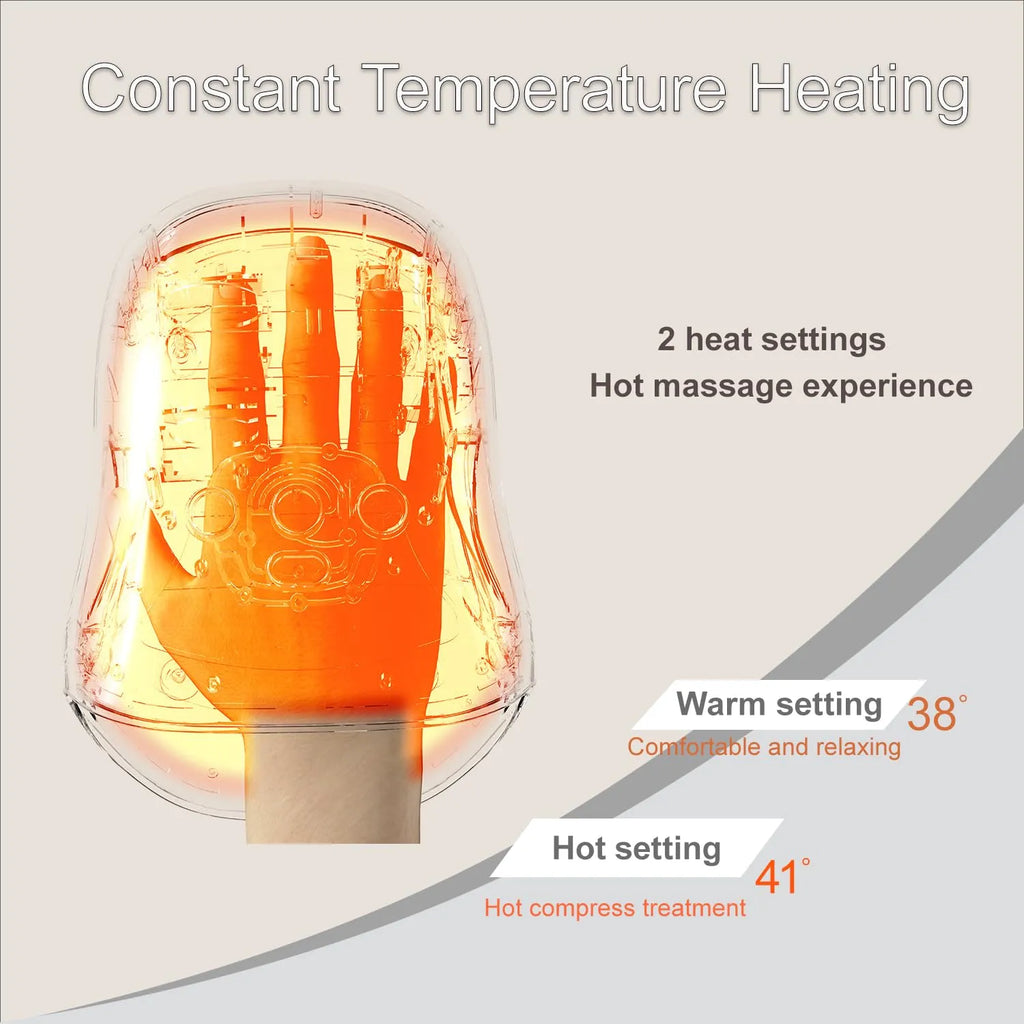 Mrorea Heated Compression Cordless Hand Massager