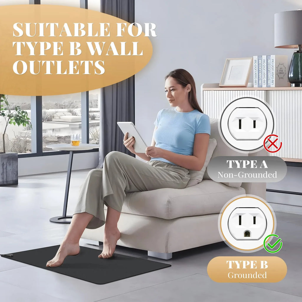 Mrorea Conductive Grounding Therapy Mat